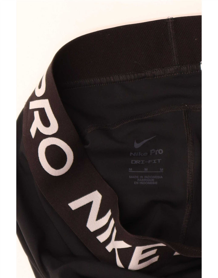 Nike Legging graphique Dri Fit pour femme UK 12 Noir moyen
