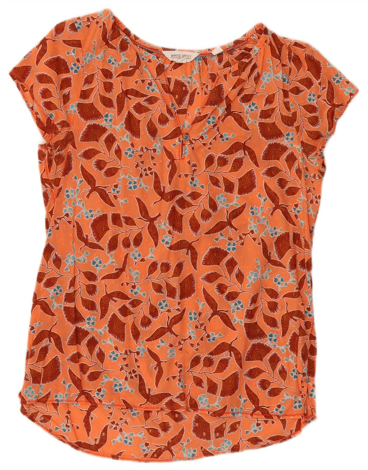 Chemisier White Stuff Femme UK 8 Petit Coton Floral Orange