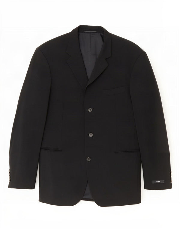 Hugo Boss Veste blazer à 3 boutons pour homme EU 52 XL Noir
