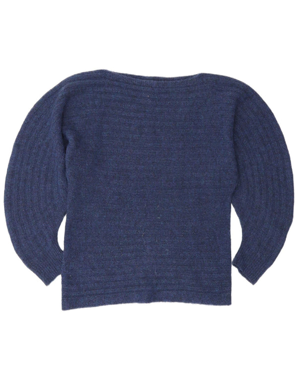 Max & Co. Pull col bateau pour femme UK 14 Bleu marine moyen