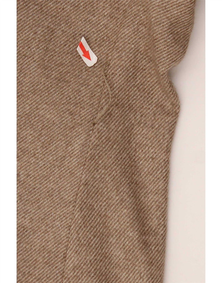 Massimo Dutti Veste blazer à 1 bouton pour femme UK 12 Beige moyen
