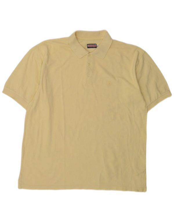 Invicta Polo Homme 2XL Jaune Coton