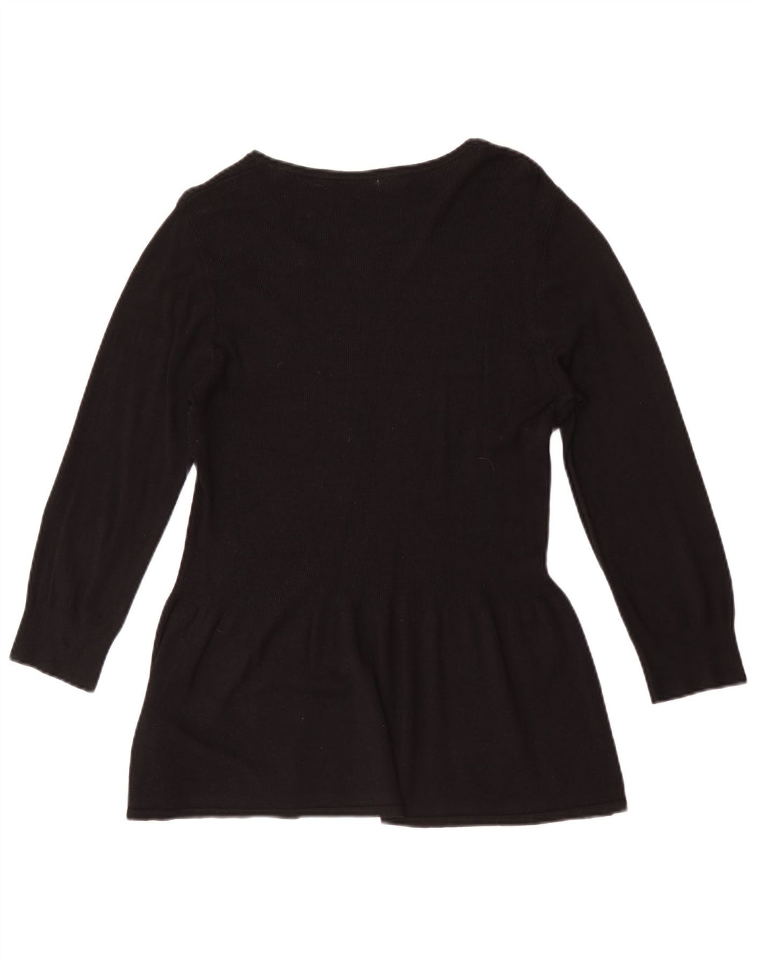 Marks & Spencer Tunique à manches 3/4 pour femme UK 14 Medium Noir Viscose