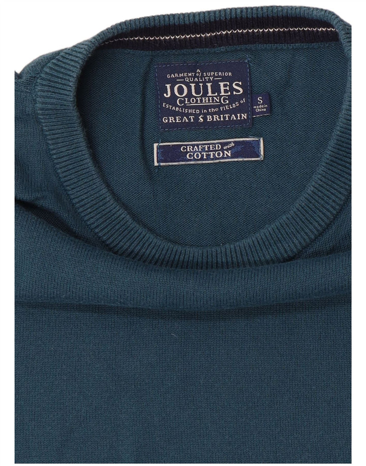 Joules Pull Col Bateau Homme Petit Bleu Coton