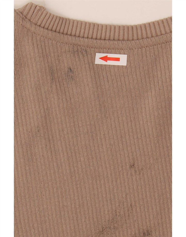 Marks & Spencer Haut à manches longues pour femme UK 44 Beige moyen Polyester