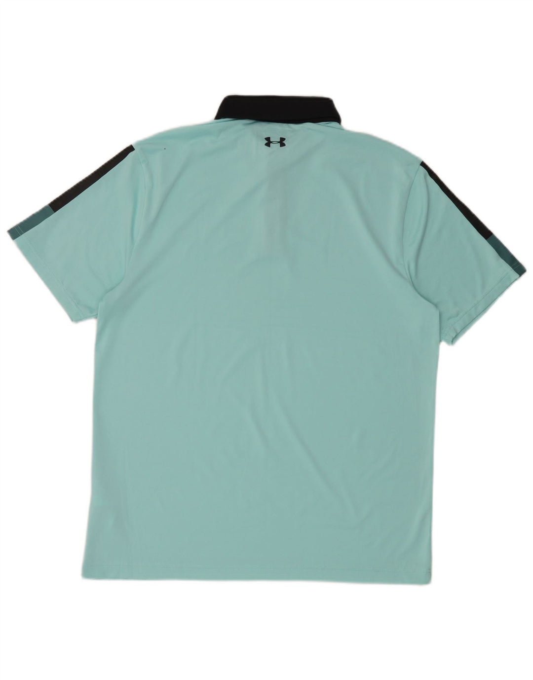 Under Armour Polo Rugby Homme Large Bleu Colorblock Polyester
