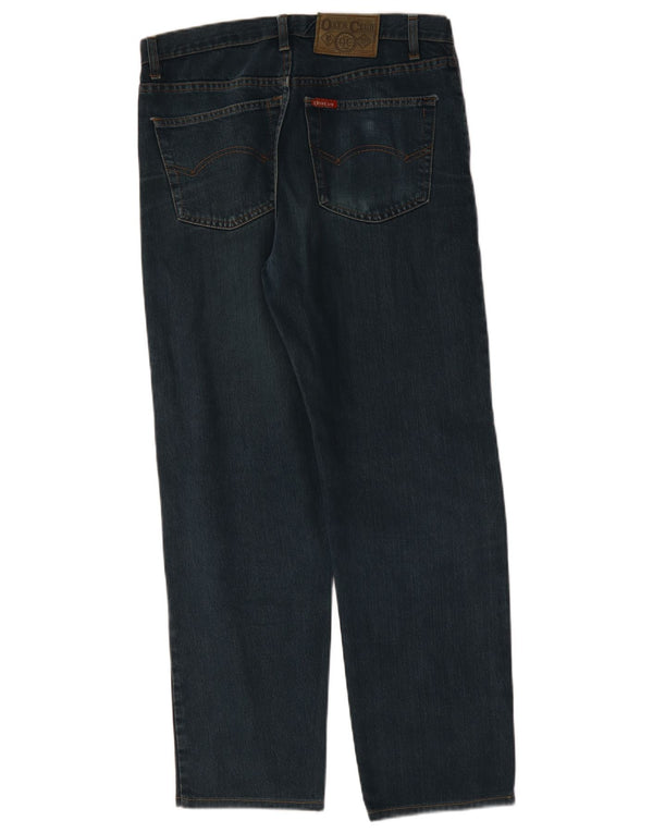 vintage Mens Loose Jeans IT 48 Moyen W32 L30 Coton Bleu Marine