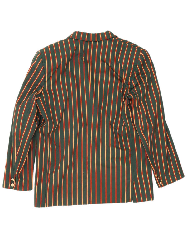 I Pinco Pallino Veste blazer à 2 boutons pour femme UK 16 Grandes rayures vertes