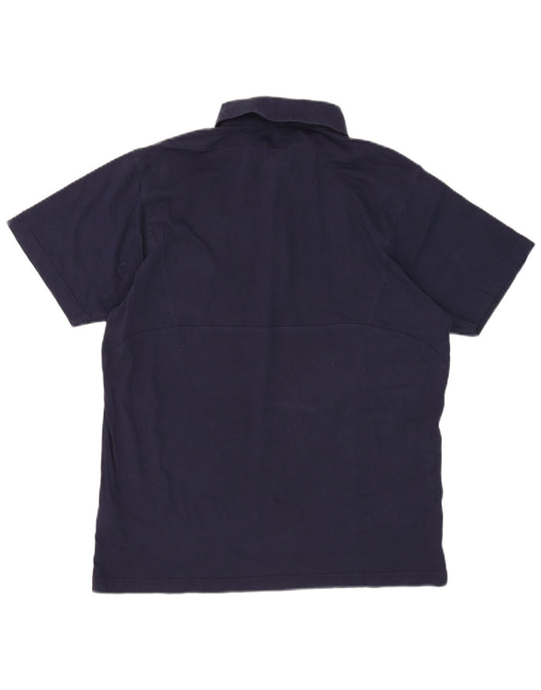 Puma Polo Graphique Homme Large Bleu Marine Coton