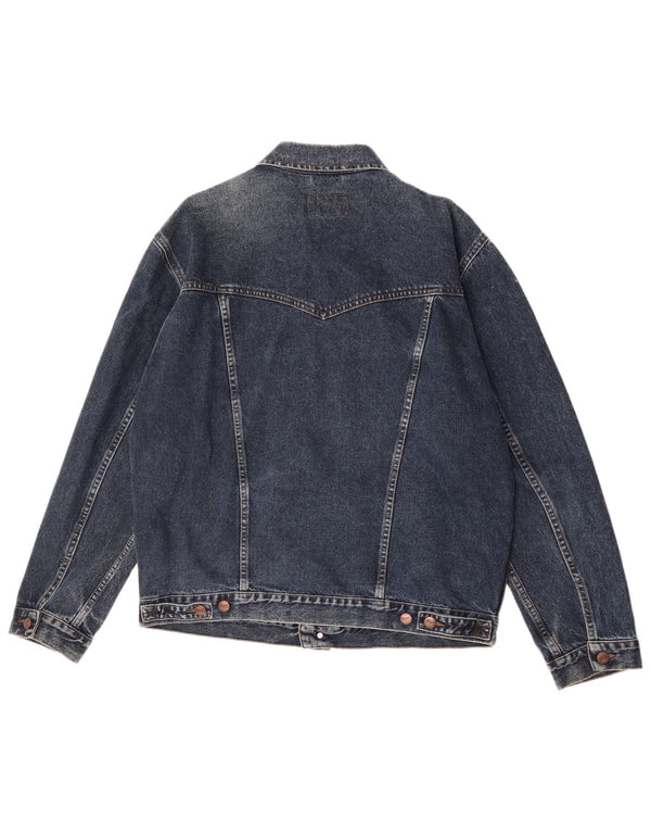 Wrangler Veste en Jean Homme UK 42 XL Bleu Coton