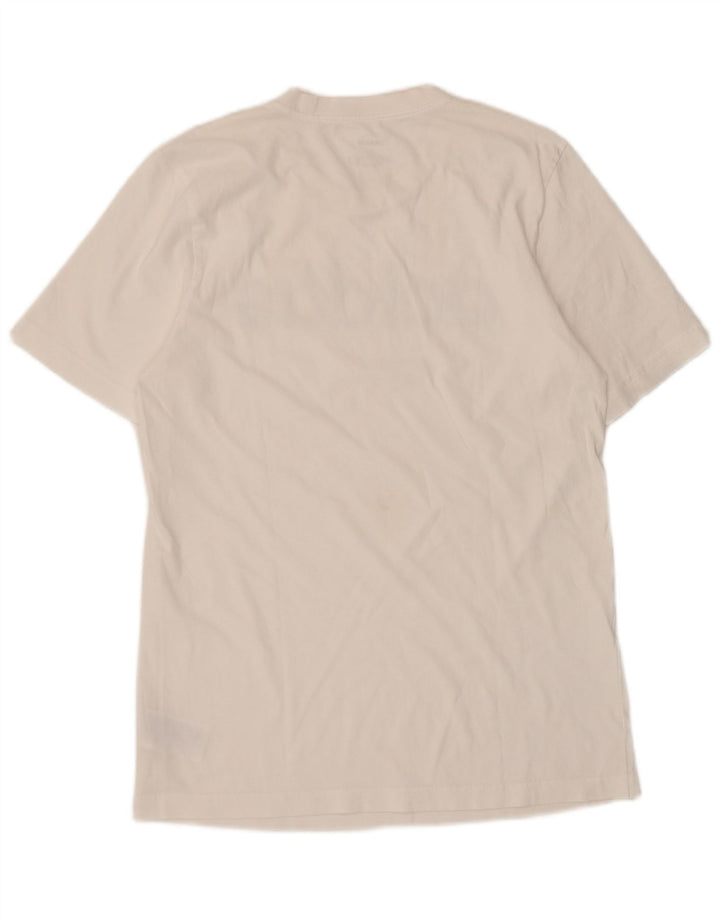 Adidas T-shirt graphique pour hommes, petit haut en coton blanc