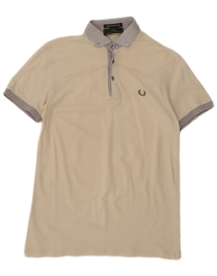 Fred Perry Polo Homme Petit Beige Colourblock
