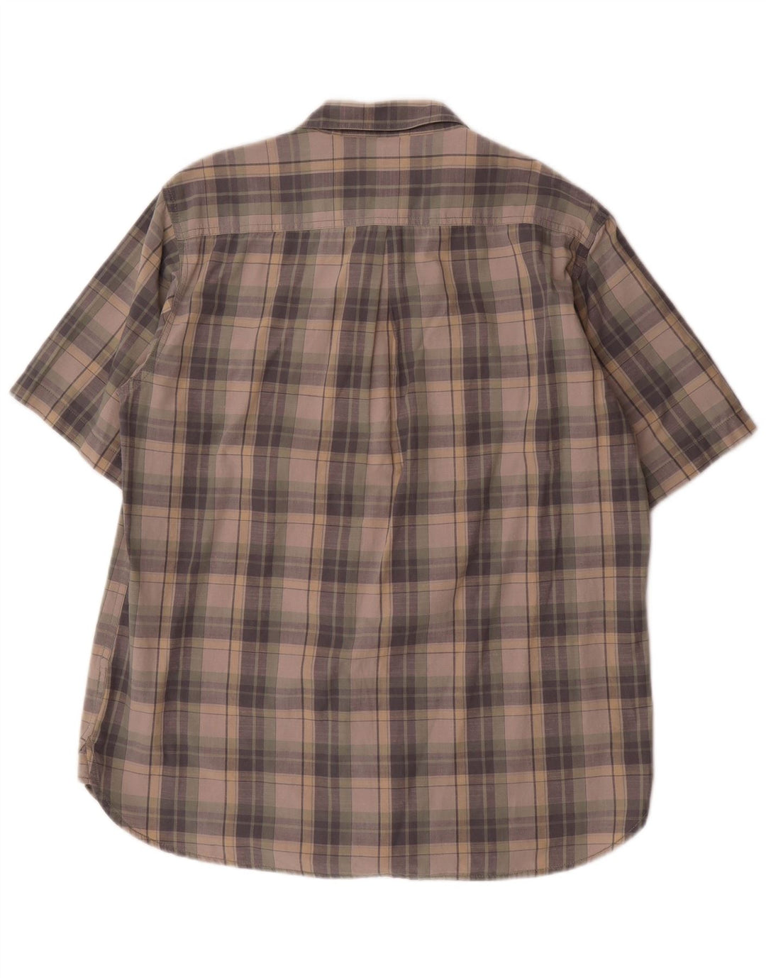 Levi's Chemise à Manches Courtes Homme XL Gris Carreaux Coton