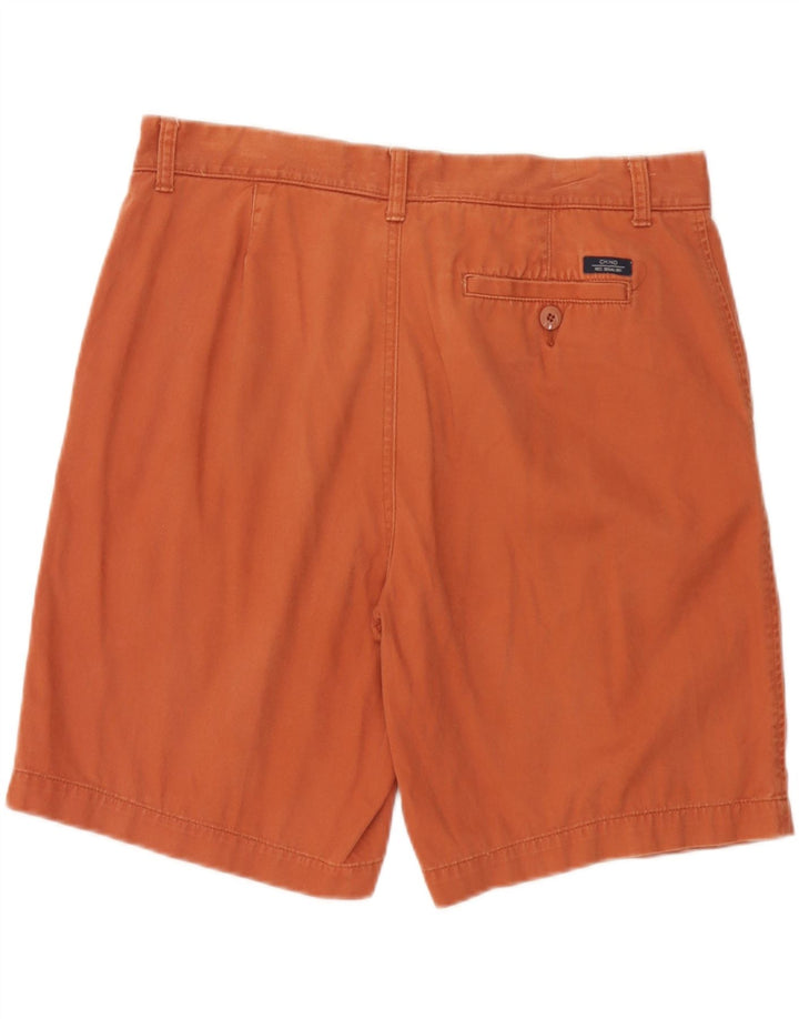 Marks & Spencer Short Chino Homme W36 Large Orange Coton