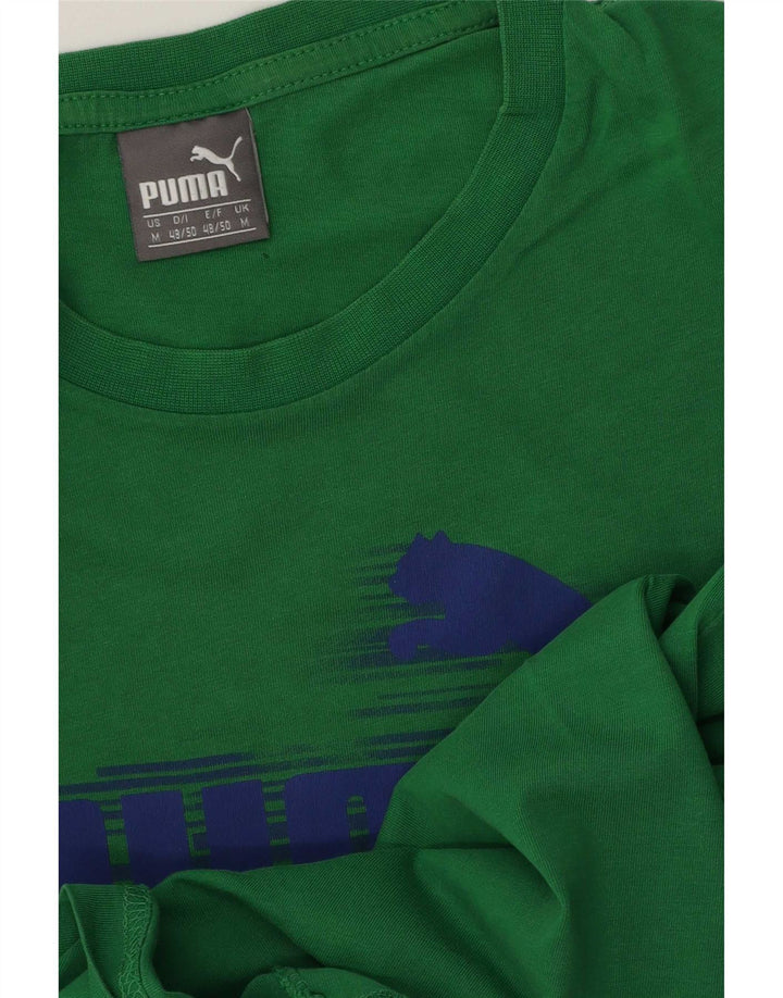 Puma Tee-Shirt Graphic Homme Vert Moyen