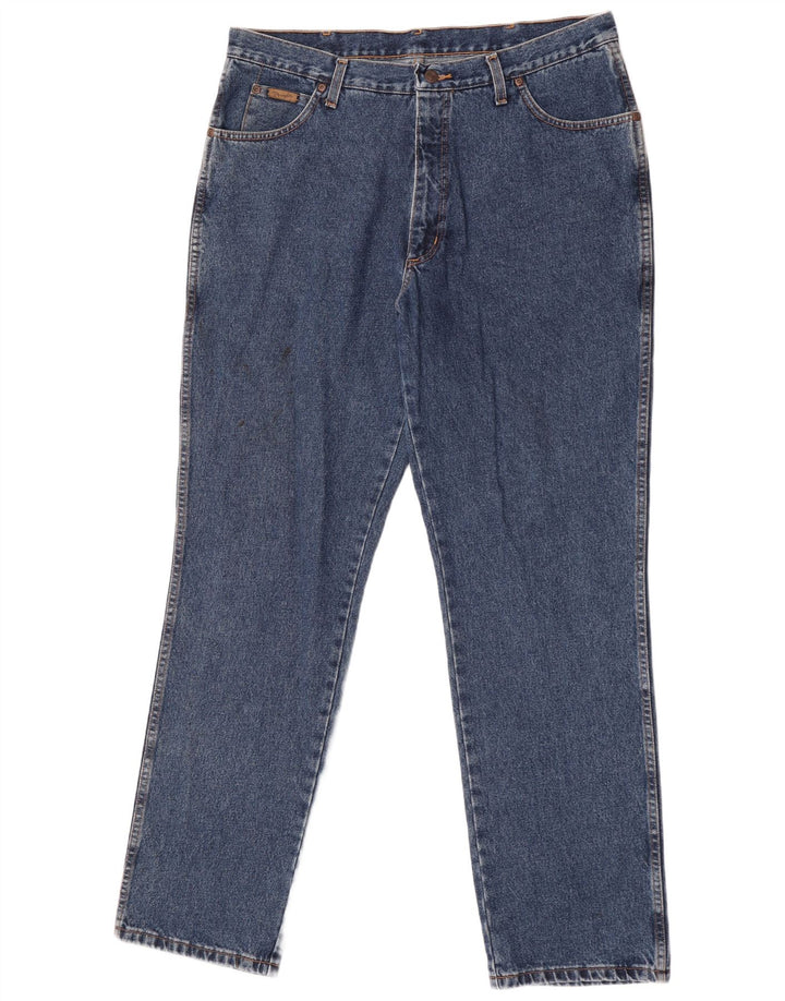 Wrangler Jean droit homme W38 L30 bleu coton
