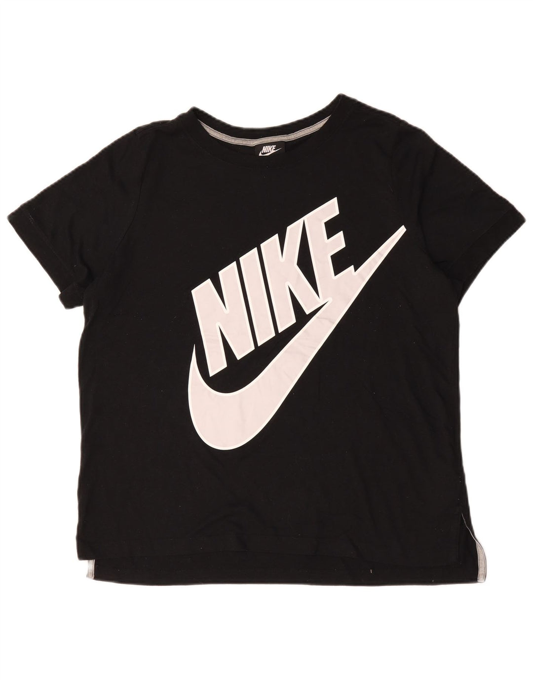 Nike T-shirt graphique pour homme en coton noir Taille L