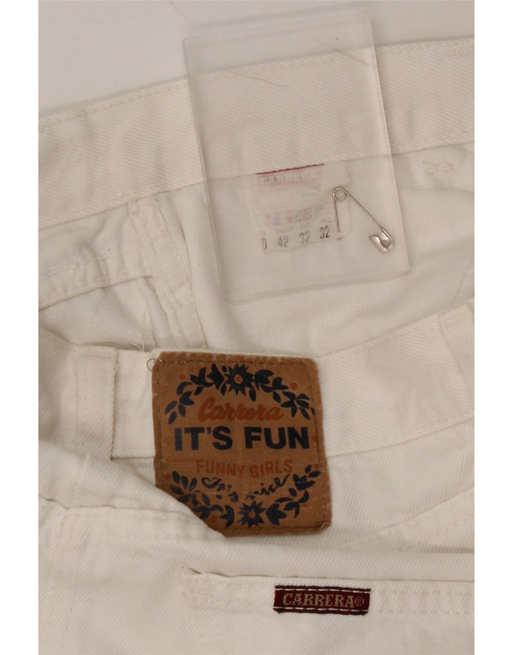 CARRERA Jupe en jean pour femme IT 42 Medium W32 Blanc Coton