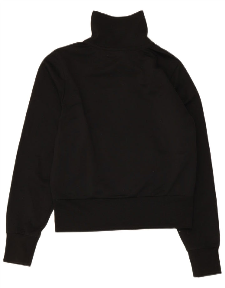 Nike Veste de survêtement courte pour femme UK 4/6 XS Noir Polyester