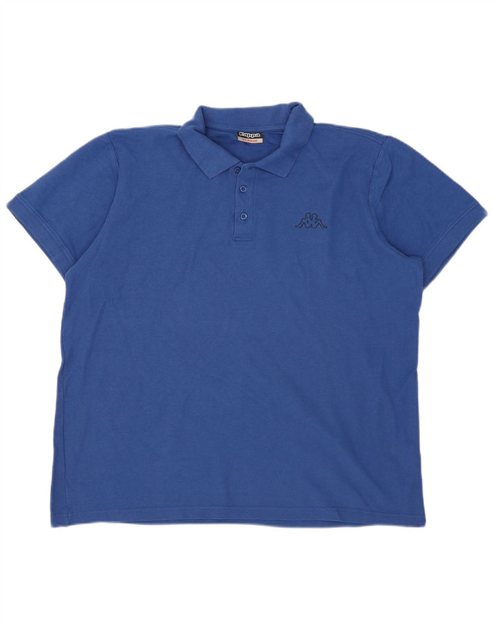 Kappa Polo Homme XL Bleu Coton