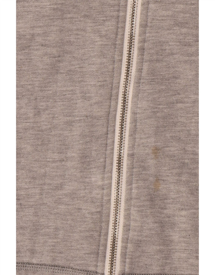 Converse Sweat à Capuche Zippé Homme Gris Moyen Coton