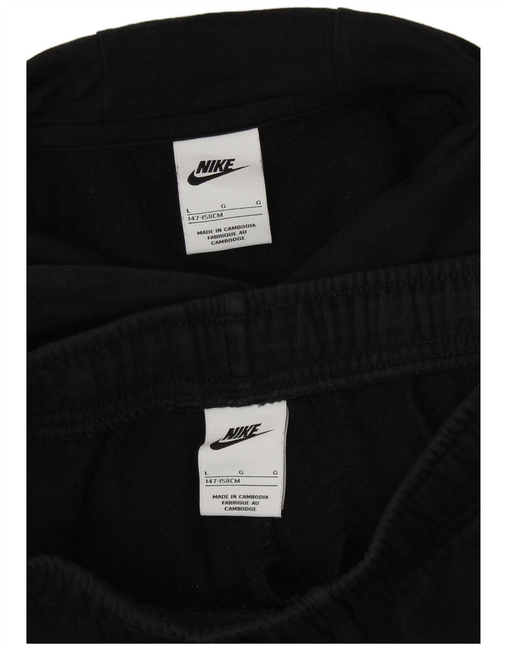 Survêtement complet Nike coupe ample pour fille 12-13 ans, grand noir en coton