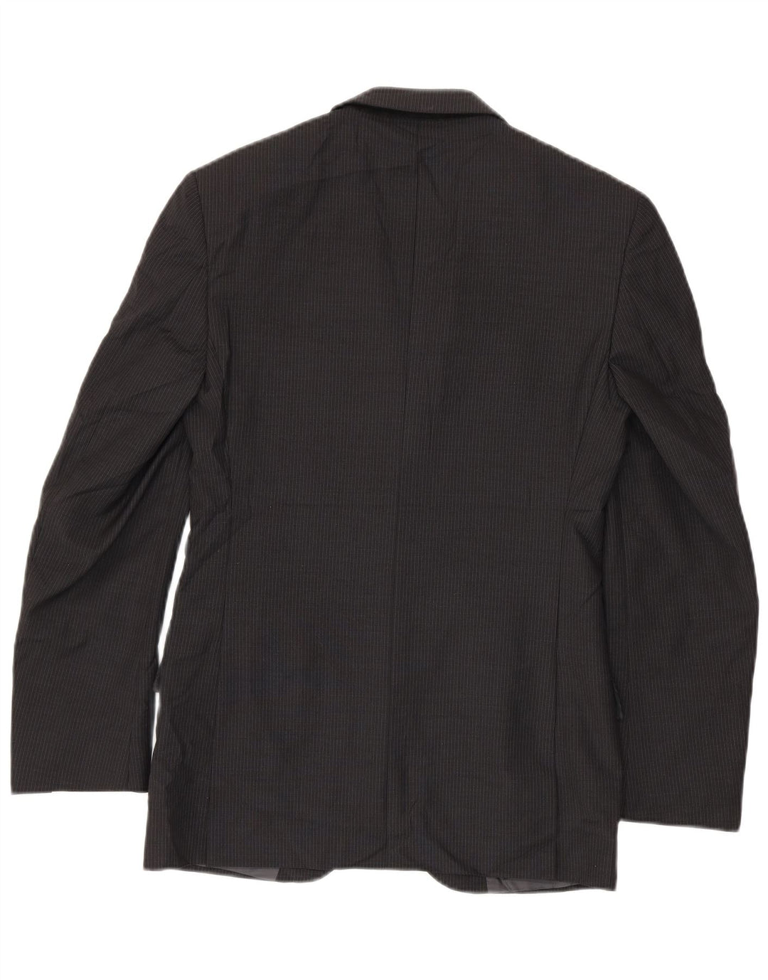 Marks & Spencer Veste blazer à 2 boutons pour homme UK 38 Gris moyen à fines rayures