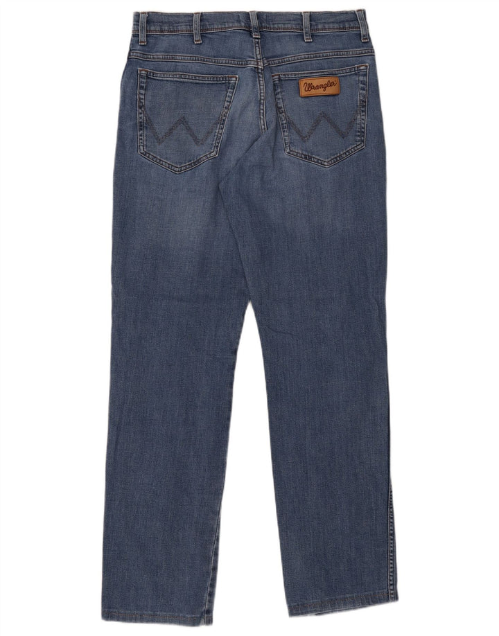 Wrangler Jean Droit Texas Homme W32 L31 Bleu Coton