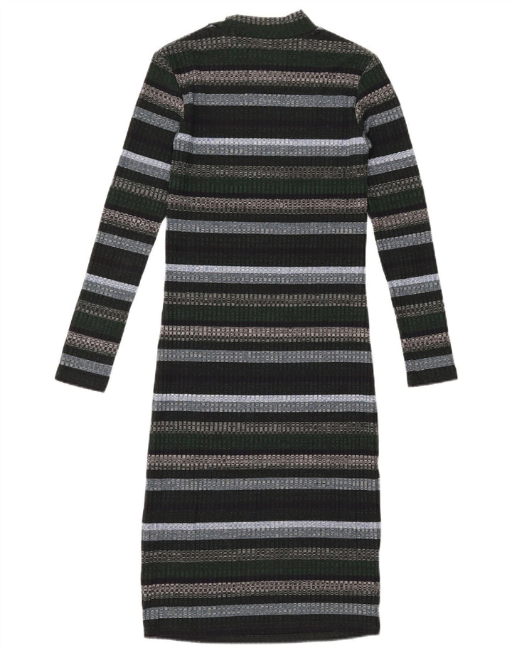 Superdry Femme Robe Pull UK 8 Petit Rayé Multicolore