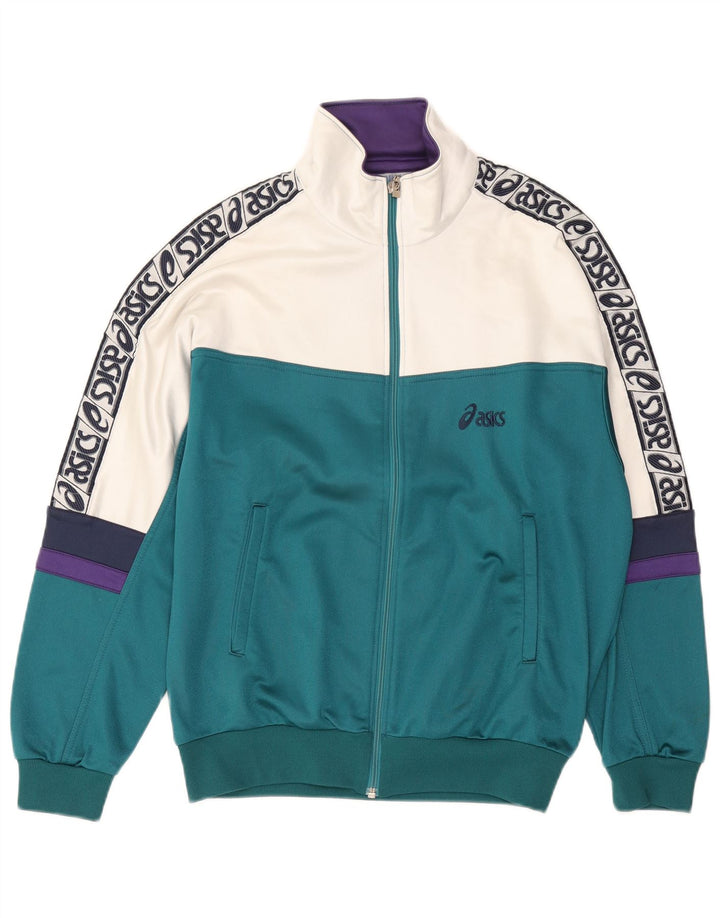 Asics Survêtement Graphic Full IT 48 Homme Vert Moyen Colourblock