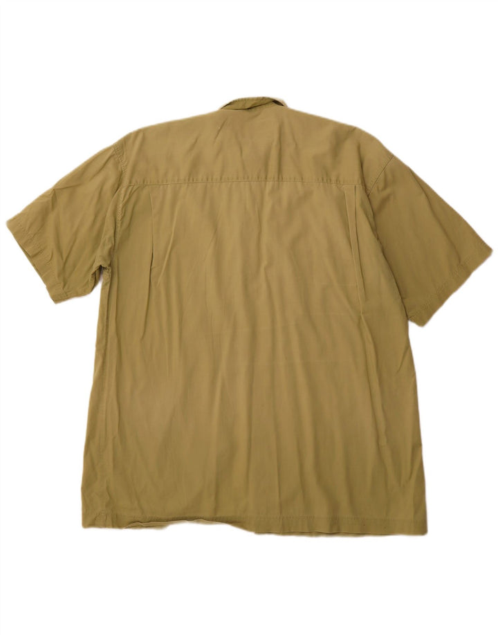 CAMEL ACTIVE Chemise à Manches Courtes Homme Petit Kaki Coton