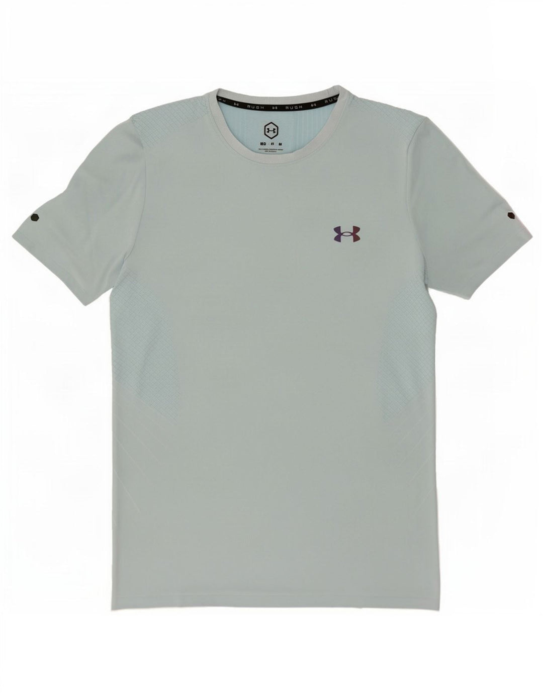 Under Armour T-Shirt Homme Bleu Moyen Rayure Fine