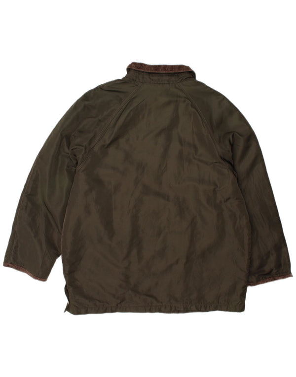 Vittorio Forti Veste utilitaire pour homme UK 42 XL Kaki Colourblock