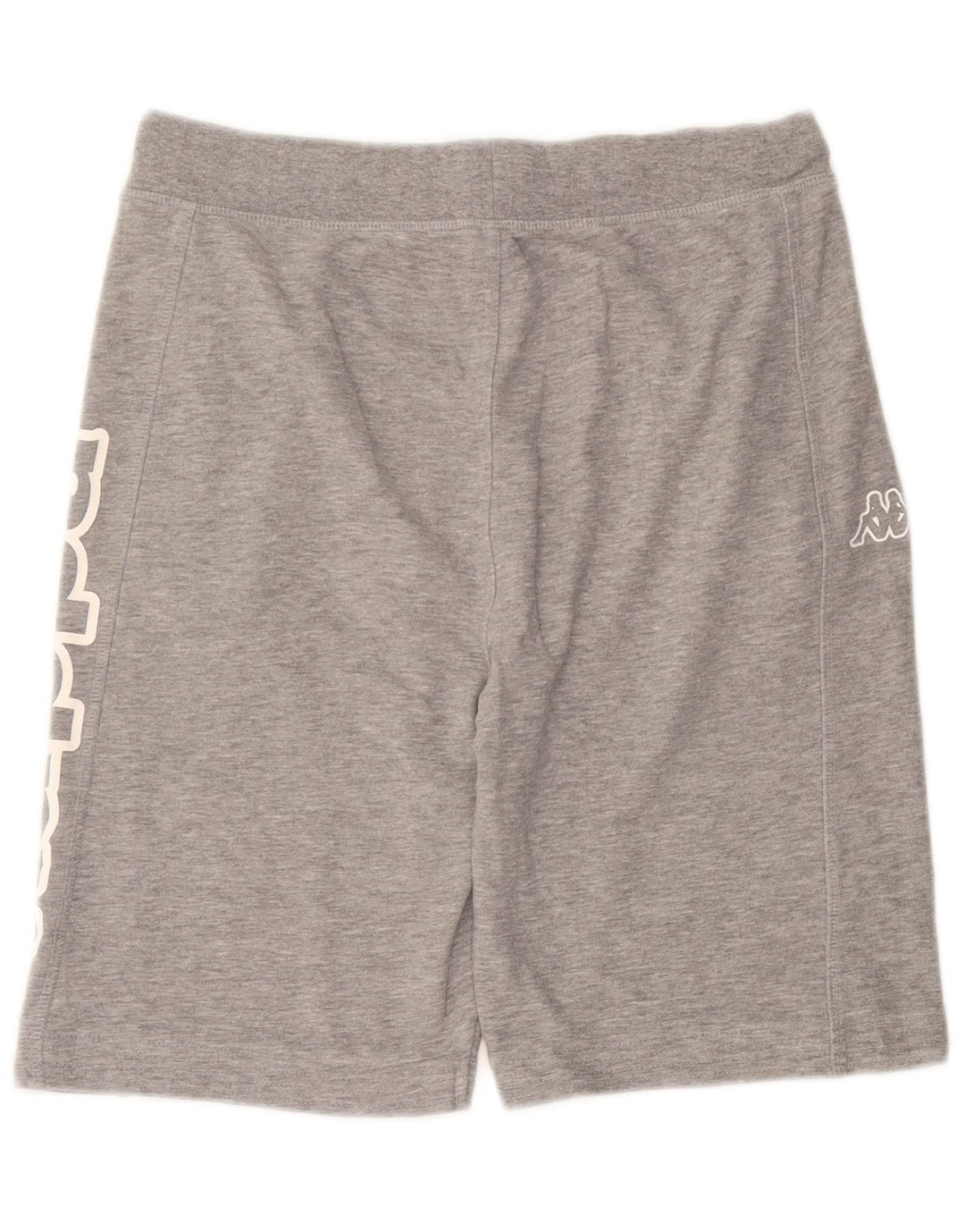 Kappa Short de Sport Graphique Homme Gris Moyen