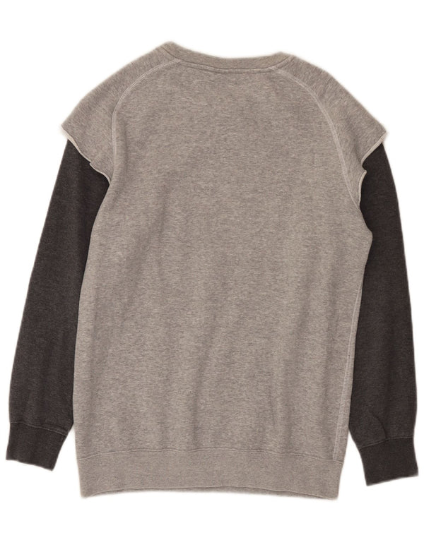 Champion Pull Brooklyn Sweatshirt Garçon 13-14 ans XL Gris Moucheté