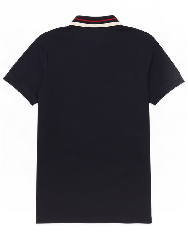 Tommy Hilfiger Polo Homme Petit Coton Rayé Bleu Marine