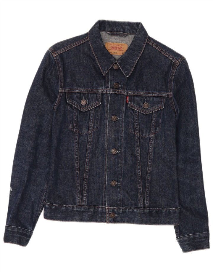 LEVI'S Veste en Jean Fille 9-10 Ans Petit Bleu Marine Coton