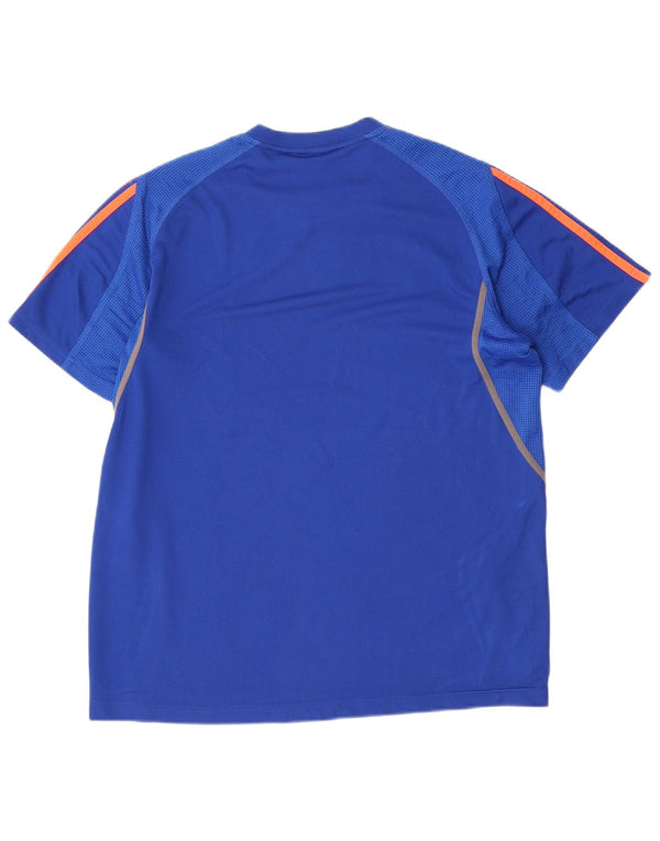 Adidas T-Shirt Homme Bleu Moyen Polyester