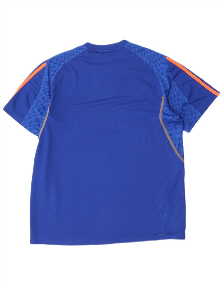 Adidas T-Shirt Homme Bleu Moyen Polyester