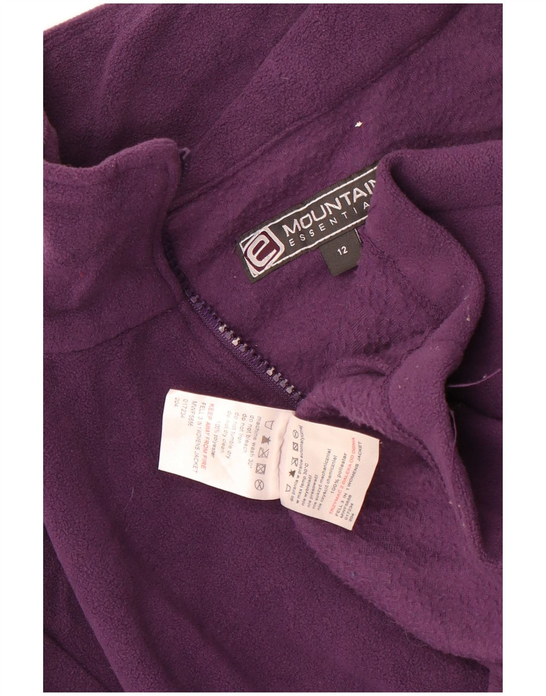 Mountain Essentials Veste polaire pour femme UK 12 Violet moyen Polyester