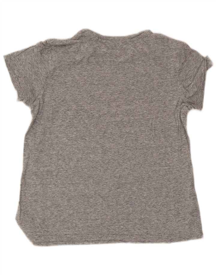 Levi's T-Shirt Graphique Femme UK 10 Small Gris Moucheté