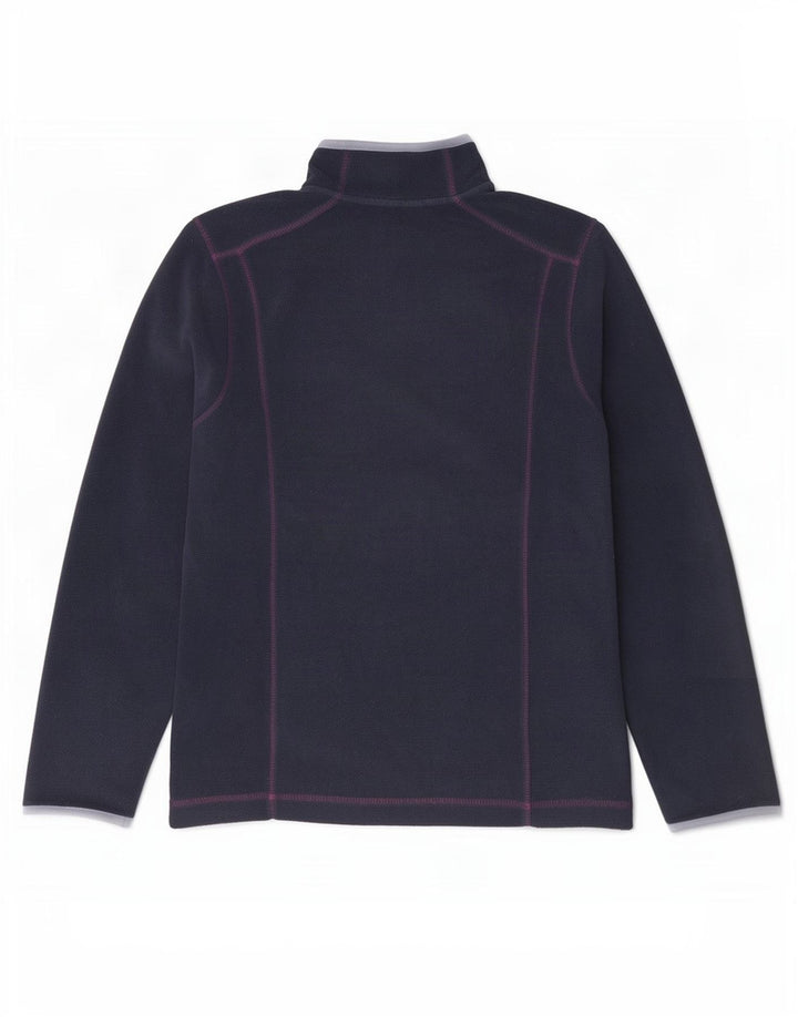 Weird Fish Veste polaire pour femme UK 12 Bleu marine moyen Polyester