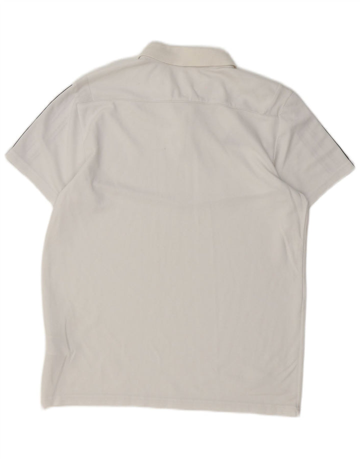 Adidas Polo Aeroready Homme Blanc Moyen Coton