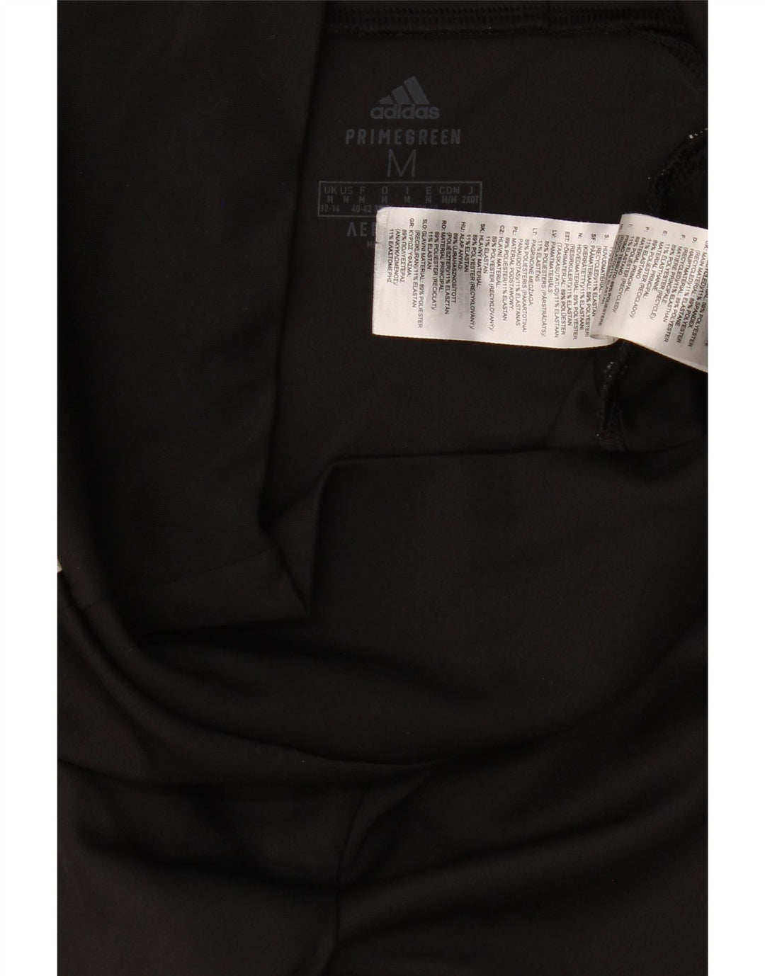 Adidas Femmes Aeroready Capri Leggings UK 12/14 Moyen Noir Polyester