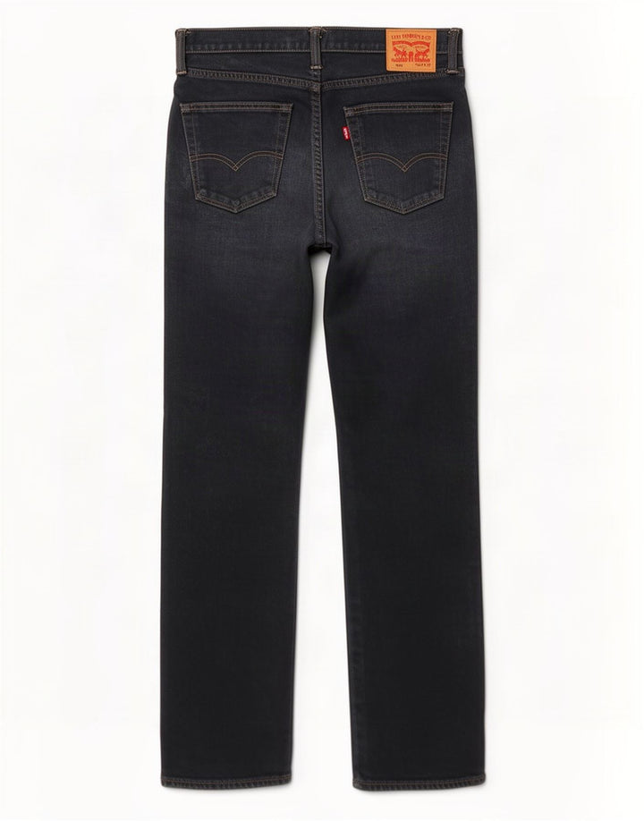 Levi's Jean Droit 504 Homme Bleu Marine W32 L32 Coton