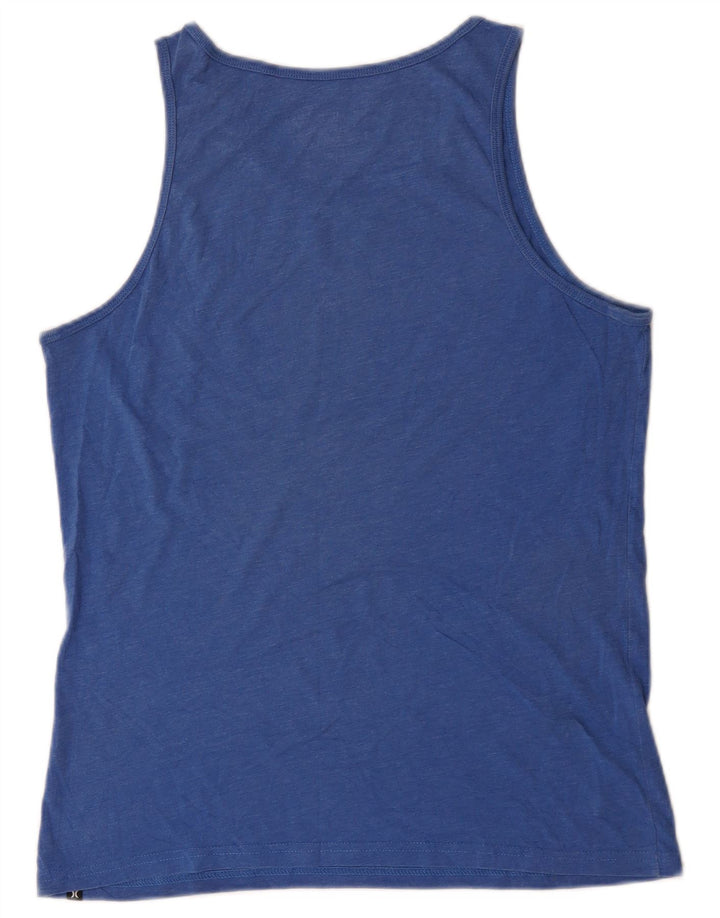 Hurley Débardeur Premium Fit Graphic Homme Bleu Moyen Coton
