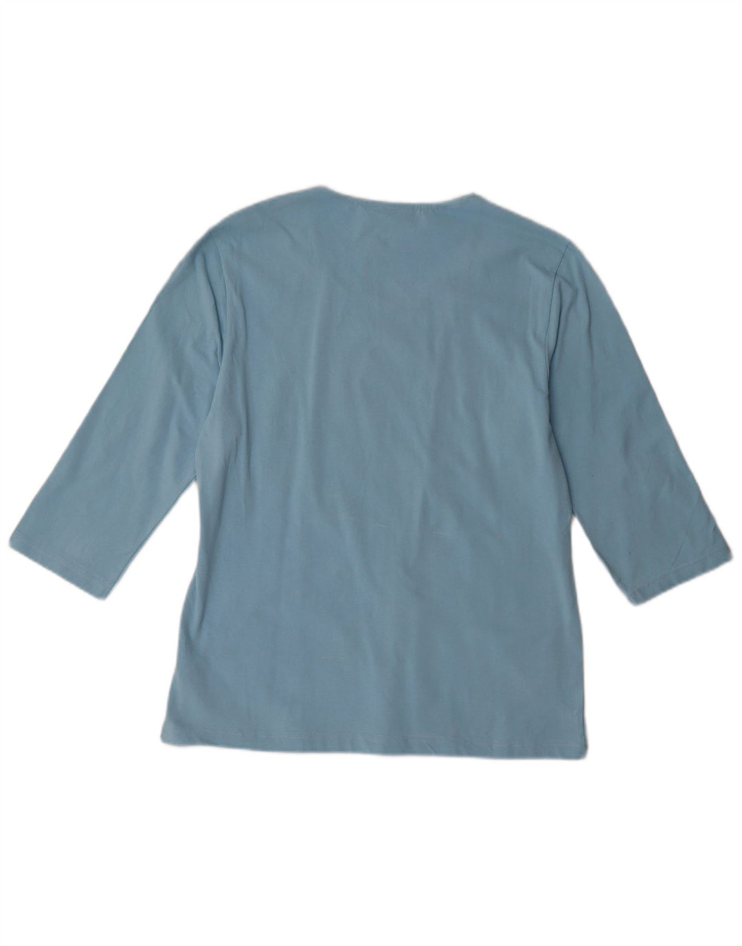 Asics Haut Femme Manches 3/4 UK 18 XL Bleu Coton