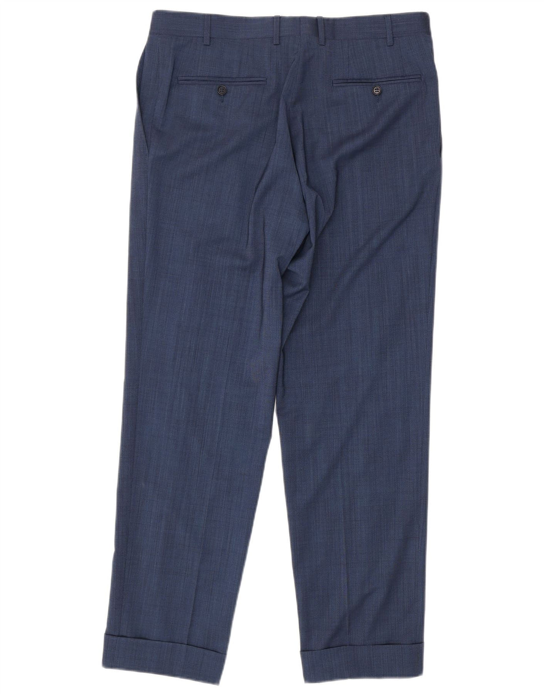 Canali Costume 2 pièces 2 boutons pour homme IT 50 Large W34 L30 Laine bleu marine