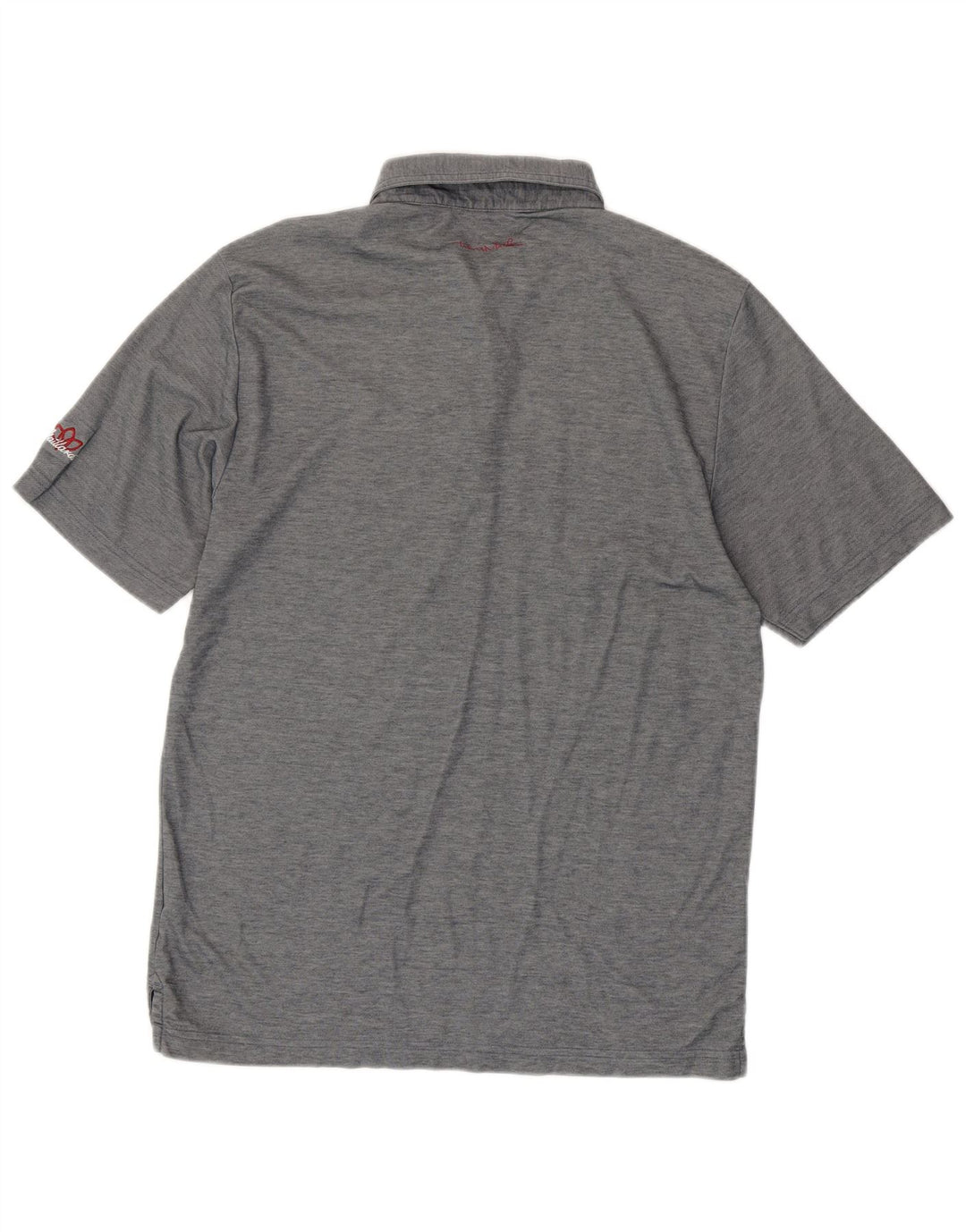 Travis Mathew Polo Homme Coton Rayé Gris Moyen
