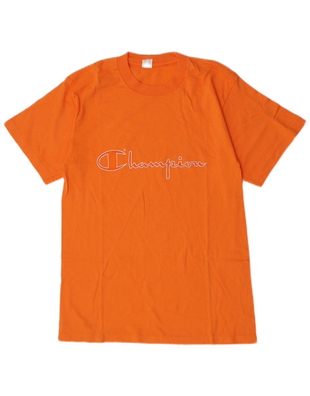 Champion T-Shirt Graphique Homme Orange Moyen Coton